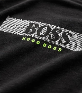 black BOSS Hugo Boss graphic regular-fit t-shirt