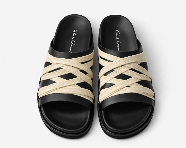 RICK OWENRS LEATHER SANDALS