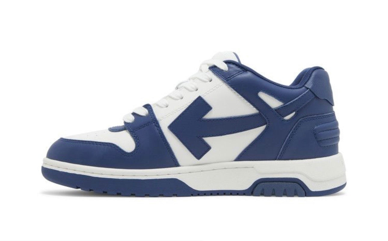 Off-White Out of Office "White Navy Blue" sneakers.