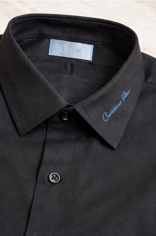 SHIRT WITH DIOR CLOVER EMBROIDERY