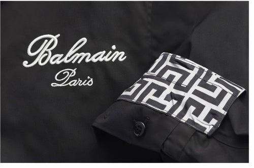 Balmain Logo Signature Cotton Shirt