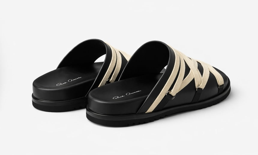 RICK OWENRS LEATHER SANDALS