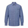 Louis Vuitton Embroidered Chambray Shirt