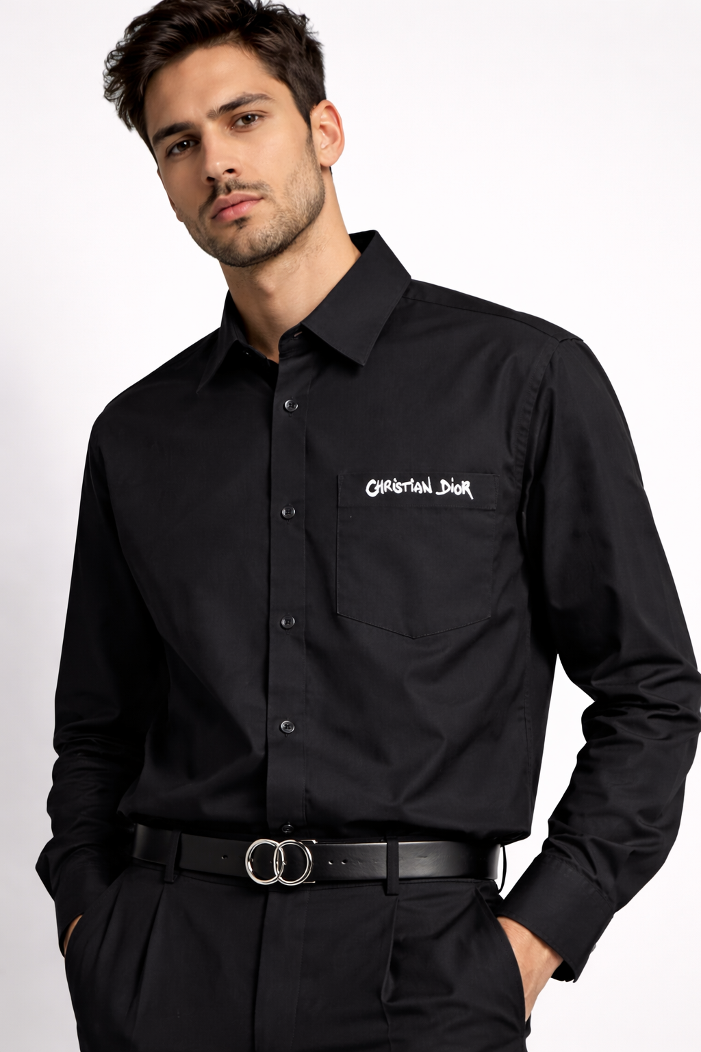 Christian Dior logo print shirt.