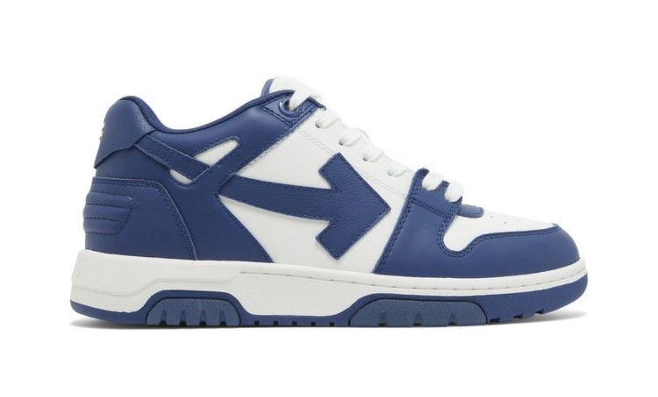 Off-White Out of Office "White Navy Blue" sneakers.