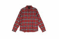 CHROME Hearts Loose Ends Monogram Cross Flannel Shirt