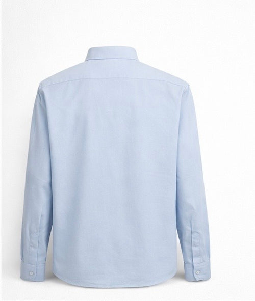 AMI Paris Ami De Coeur Cotton Shirt in Sky Blue.
