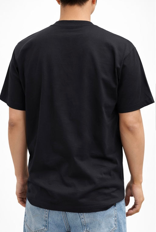 black Coach Horse and Carriage T-Shirt in Organic Cotton.