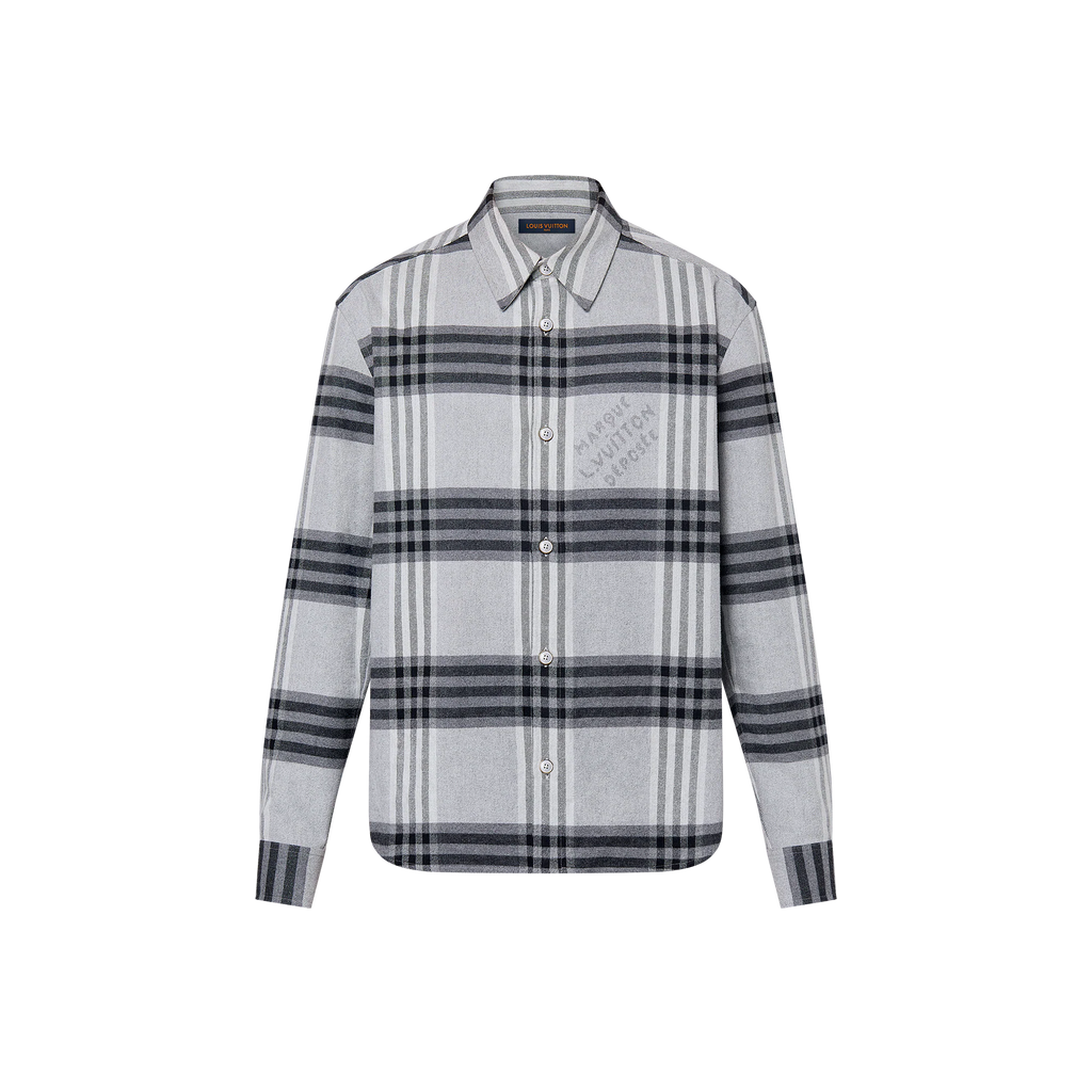 Louis Vuitton long-sleeved cotton flannel shirt