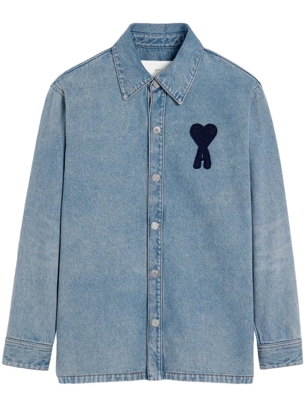 AMI Paris Ami De Coeur cotton denim