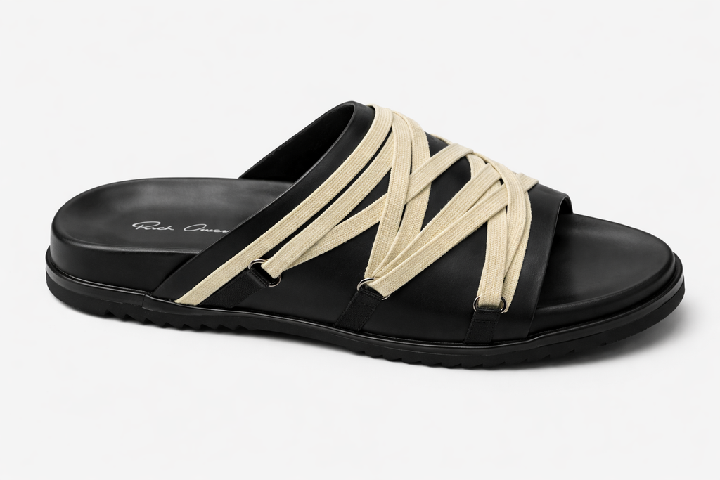 RICK OWENRS LEATHER SANDALS