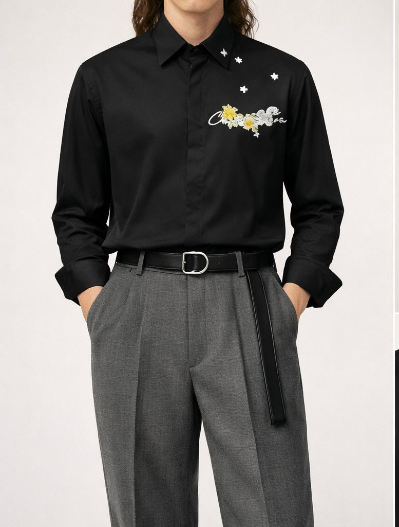 DIOR MEN  Designer Oblique Jacquard shirt