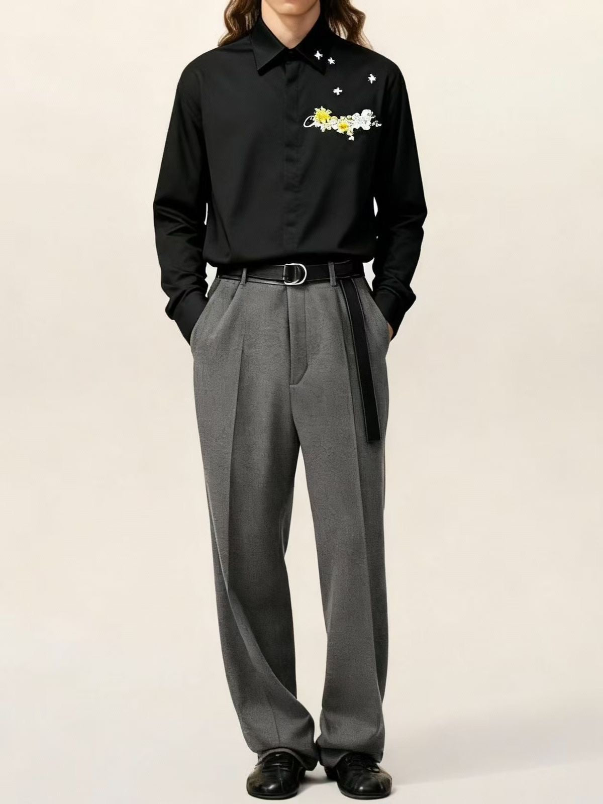 DIOR MEN  Designer Oblique Jacquard shirt