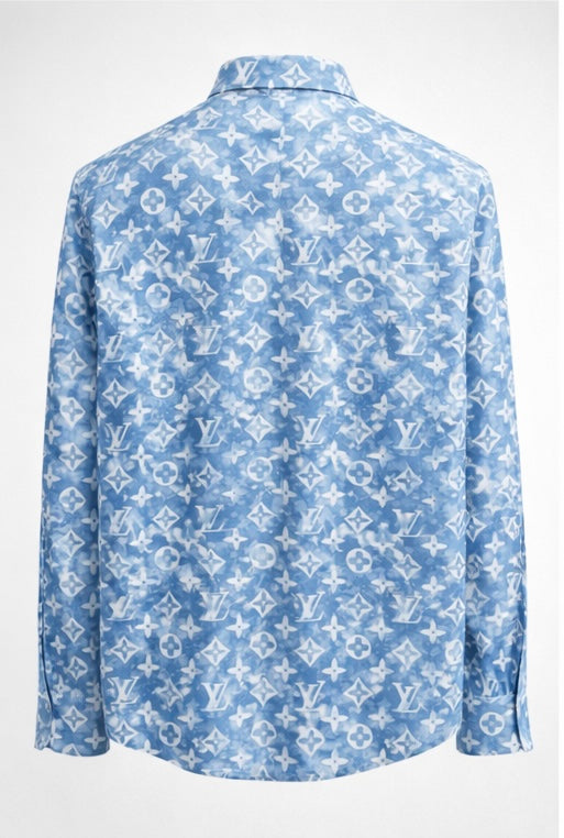 LOUIS Vuitton Monogram Printed Cotton shirt