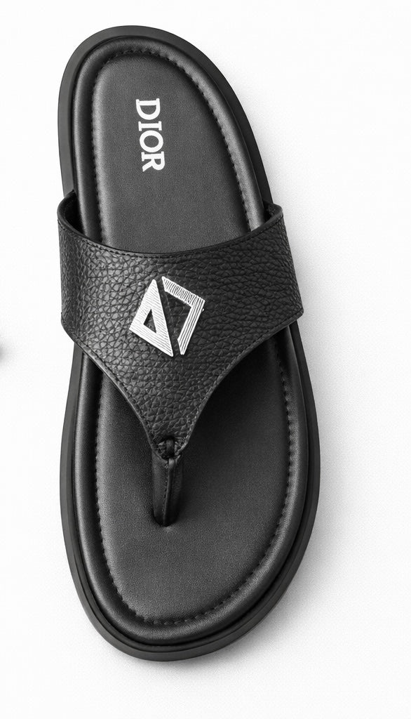 DIOR LEATHER SLIPPERS